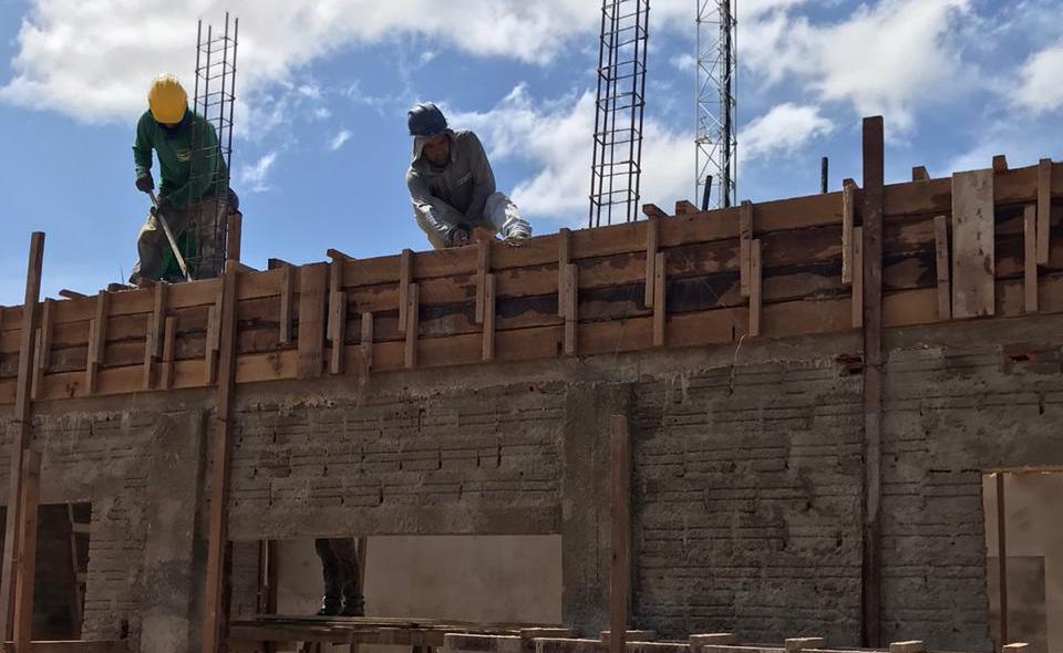 Obra I Prefeitura segue com obras do centro administrativo da Secretaria da Assistência Social.